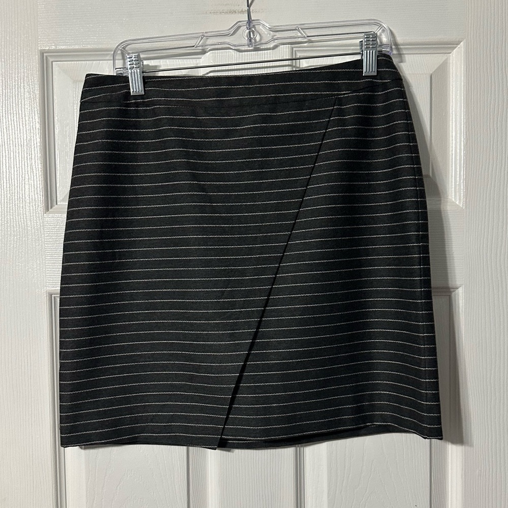 NWT Loft Outlet Faux Wrap Striped Mini Skirt